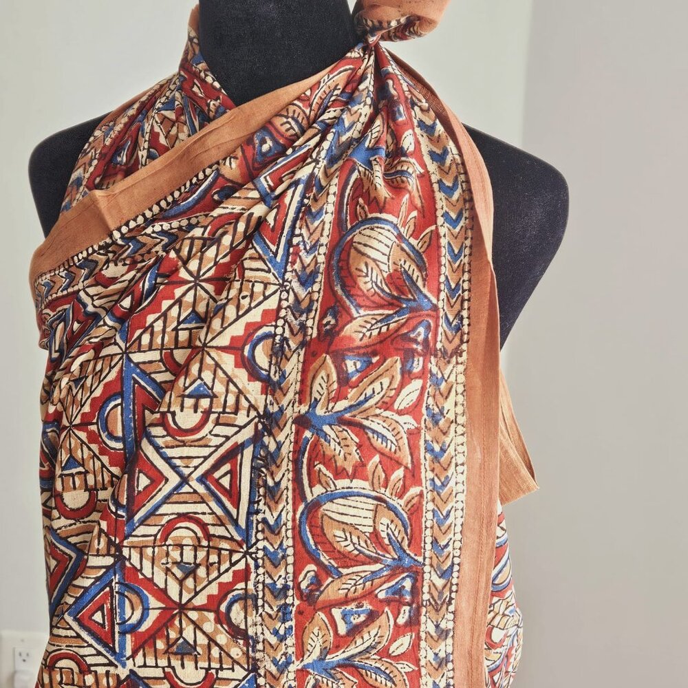 BRAND NEW Indian Block Print Cotton Floral Beach Cover Up Sarong Gift For Her